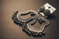 Vintage Oxidised Tribal Chandbali Earrings