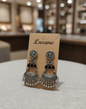 Tribal Charm Oxidised Dangler Earrings