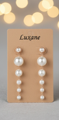 Elegant Pearl Cascade Drop Earrings